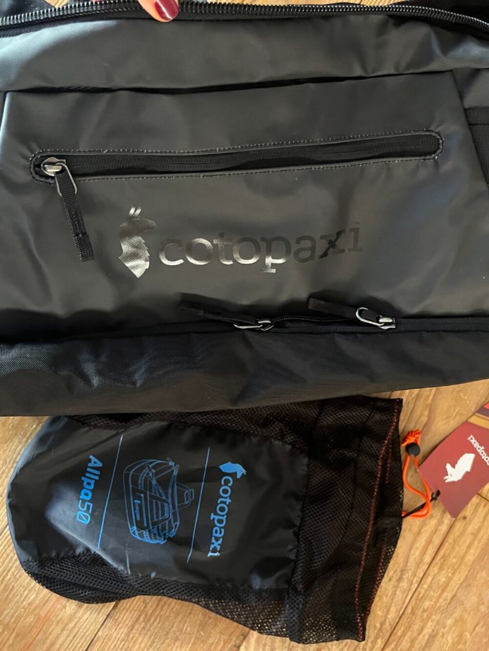 COTOPAXI Allpa 50L Duffel Bag Black NWT - Picture 9 of 15